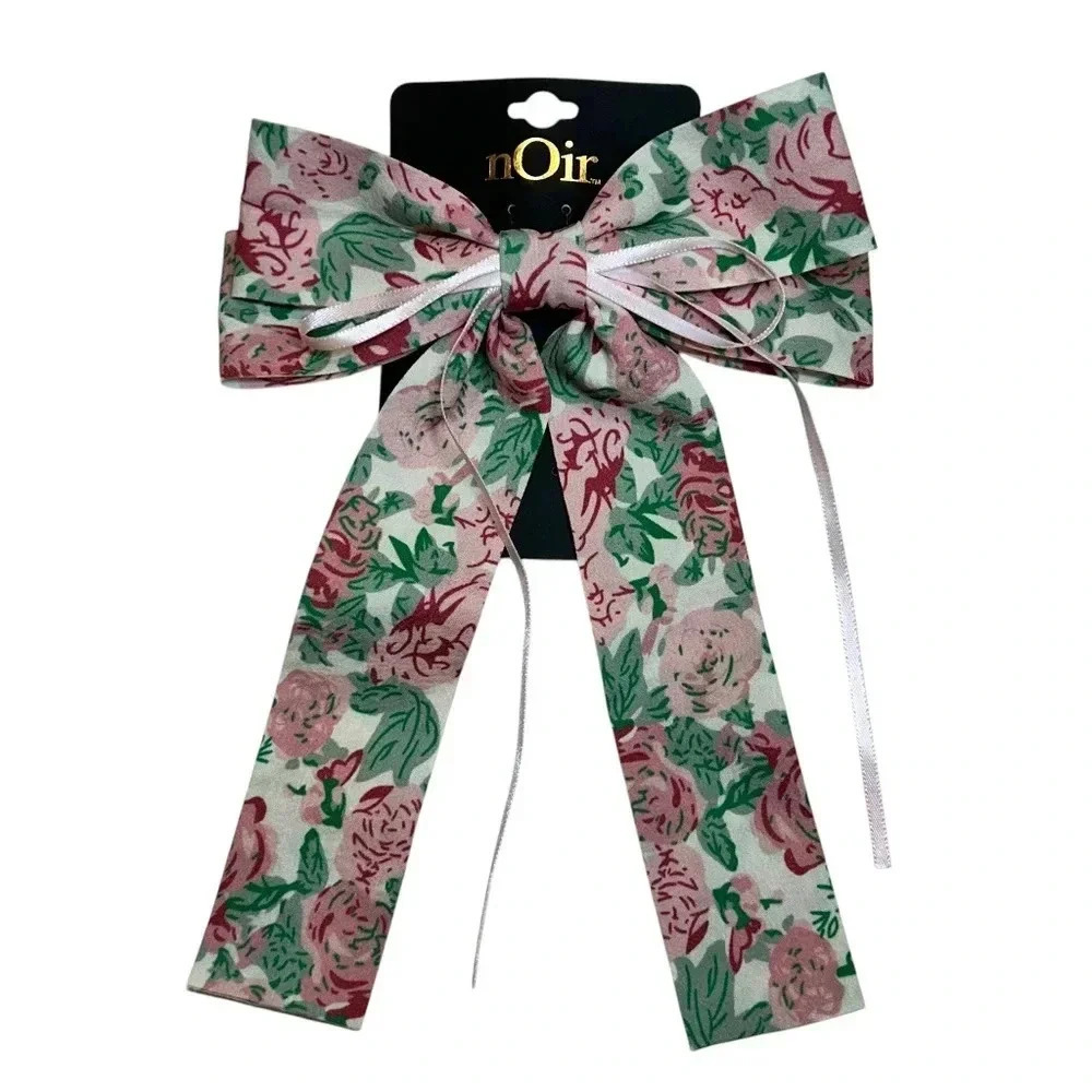 New Noir Bow hair clip